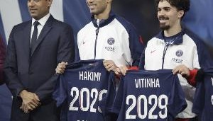 卡尼萨雷斯：阿什拉夫和维蒂尼亚比登贝莱更配得上金球奖